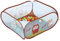 Ludi - Aire de Jeu à Balles Pop Up - Piscine à Balles “Chouette” Sécurisée, Structure Pop Up + 45 Balles Colorées - Facile à Ranger - À Partir de 6 Mois