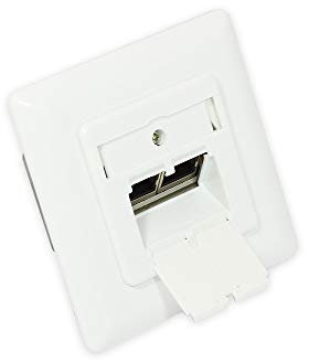 ALCASA gc-n0024 RJ White Socket-Outlet – Socket-outlets (80 mm, 80 mm)