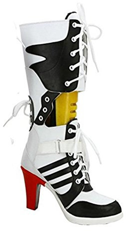 Tiny Time Stivali da Donna per Cosplay/Costume bianco Taglia unica