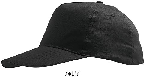 SOL´S Kids Cap Sunny, Größe:One Size, Farbe:Black