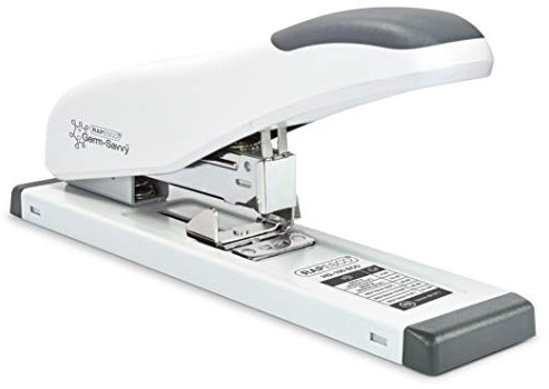 Rapesco 1386 ECO HD-100 Grapadora de Gruesos, Capacidad para 100 Hojas, Blanco Mate
