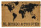 Dcasa - Felpudo el mundo a tus pies 40 x 60 cm