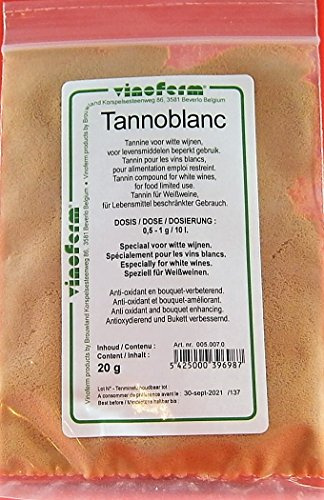 Naturliga Tanniner för Vin 20 g, Kastanj & Ek, Klarning, Smakförstärkning och Färgstabilisering