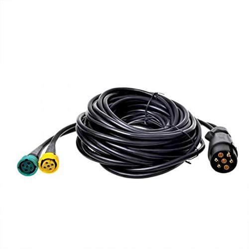 ProPlus Juego de Cables de 7 m con Conector de 7 Pines y 2 Conectores de 5 Pines