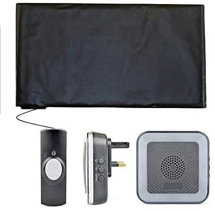 K M Electronics® Wireless Pressure MAT PAD Alarm Alert Floor Door Bedside Security 200M Range