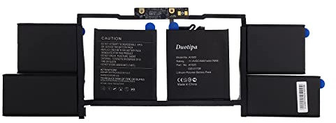 Duotipa Batería de repuesto A1820 compatible con MacBook Pro 15 A1707 Late 2016 Mid 2017 EMC 3162 3072 MLH32LL/A MLH32B/A batería con herramientas