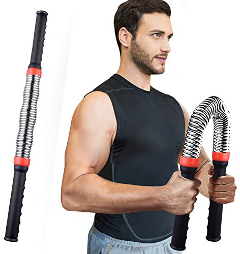 Power Twister Modus 3 Gewichtsmanschetten, Biegehantel, für Arme und Vorderbeine, Bizeps und Brustmuskeltraining, Extender, Spannfeder, Widerstandsfeder 50 kg, 65 kg, 80 kg, 3-in-1