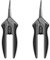 AC Infinity 16cm gebogene Gartenschere aus Edelstahl, leicht, ergonomisches Design, gebogene Präzisionsklingen mit Antihaft-Titan-Beschichtung für Gartenarbeit, Hydrokultur, Wachstumszelte, 2 Stück