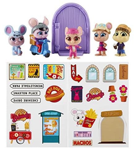 Millie & Friends Mouse in The House 5-Figure Pack, Collectable Toys, Figures, Imaginative Play, Gift for Age 3-7