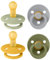 BIBS Colour Schnuller 4er-Pack, BPA-frei, Kirschform Nippel. Naturkautschuk/Latex, Hergestellt in Dänemark. 6-18 Monate (4er Pack), Green Garden Lush