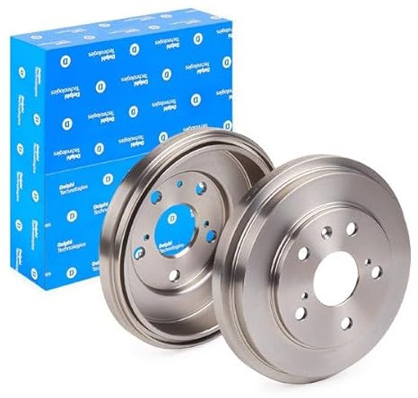 2x DELPHI BF572 Bremstrommeln Set Ø220mm Hinten