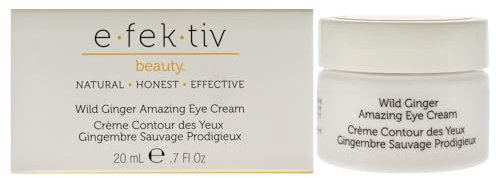e.fek.tiv beauty Wild Ginger Amazing Eye Cream - Collagen Booster - Hydrating & Moisturizing Cream - Brightening Eye Cream - Vegan - Sulfate-Free - Skincare for men & women - Travel Size - 0.7 fl oz