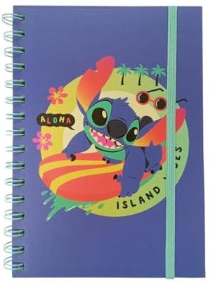 Pyramid Europe Disney Lilo und Stitch Spiral Notizbuch (Acid Pops Design) A5 Schreibbuch und Tagebuch, Lilo und Stitch Geschenke für Mädchen, Jungen, Frauen und Männer - Offizielles Lizenzprodukt