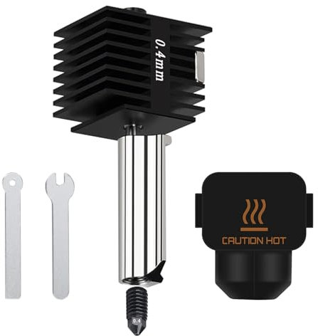 HIKUDIY Kit hotend da 0,4 mm per Bambu Lab A1 Mini, testina di stampa di ricambio per stampante 3D Bambu Lab A1 Mini 3D