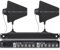 UHF Antenna Distribution System for Shure SLX4 Diversity Receiver Wireless Microphone System with 2 Active Directional Antenna Paddles