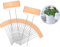 Vokowin 20 Pcs 15.5CM Copper Plant Labels Metal Garden Tags Markers Plant Signs for Vegetables Flowers Potted Plants Labelling Signs for Beds, Herb Signs (K388-20)