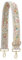 ALLZEDREAM Ersatz-Handtaschen-Schultertasche, 5,1 cm breit, verstellbar, bestickte Spitzen-Pailletten, Ethnisches Beige, 5CM, Modern