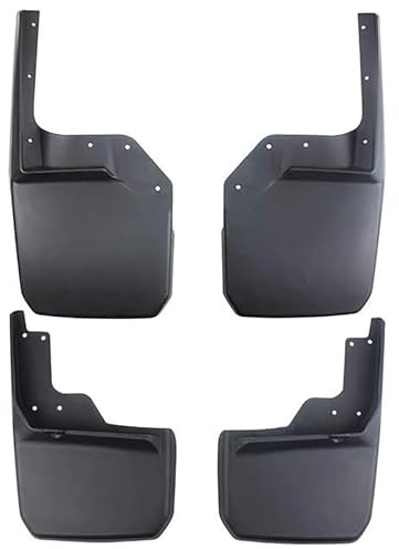 ZBMDTHEF 4 Pezzi Paraspruzzi Auto per Jeep Wrangler JK 2007-2018, Ruote Anteriori Posteriori Paraspruzzi Kit Pneumatico Durevole Protezione Esterni Styling Accessori