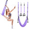 Herefun Yoga Schaukel, Yogagurt Taille Rücken Bein Stretch Strap, Übungsband für Yoga Ballett Pilates Gymnastik Flexibilität Training (Lila)