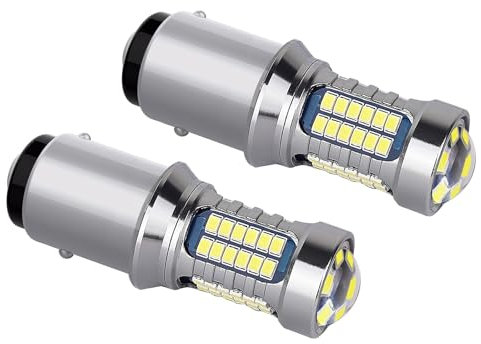 Ampoule P21/5W 1157 Bay15d Led 12V 24V Blanc 6000K, Pour Les Feux De Freinage, Les Feux ArrièRe, Les Feux De Jour, etc. Lot de 2