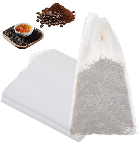 Nogeqi 30 sacchetti per spezie da 25 x 15 cm, per cucinare, in tessuto non tessuto, riutilizzabili