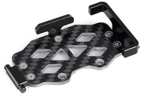 MOHERO TRX4M Carbon Fiber Battery Tray Bracket for 1/18 Defender Bronco K10 F150 RC Crawler Car Upgrade Part