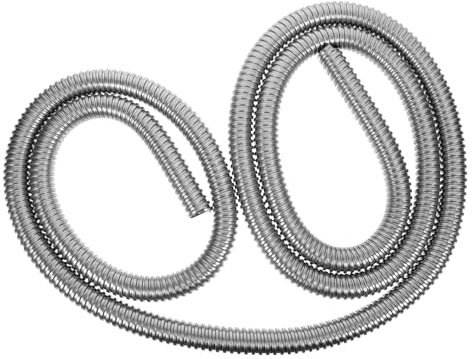 NUOBESTY Stainless Steel Wire Cable Organizer Metal Threaded Hose Cable Sleeve for Wire Protection Protector Sleeve 20mm Inner Diameter 3m Length