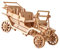 WESIEVYA Diy Craft Jigsaw Puzzle Wooden Mini Car Model Set Educational Boys and Girls 3d Puzzles