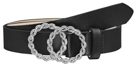 ONLY Damen Onlemily Rasmi Pu Glitter Jeans Belt Acc, Black, Numeric_85
