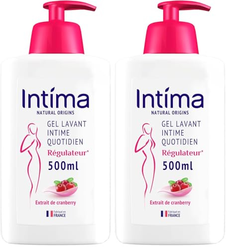 INTIMA Gel Régulateur active Natural Origins 500ml (Lot de 2)
