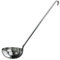 Paderno Mestolo Unipezzo in Acciaio Inox, Argento, 12 cm