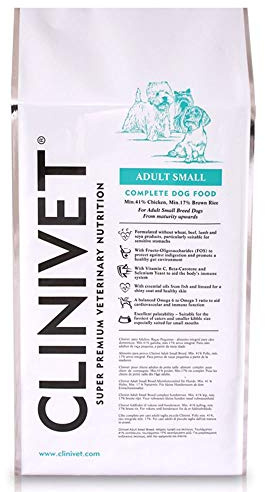 Clinivet Adult Small Breed Super Premium Natural Hypoallergenic Complete Dry Dog Food - Rich in Protein and Vitamins, 4kg