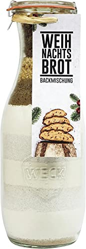 Löbke Hof Backmischung Weihnachtsbrot, 1062ml Weckflasche