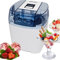 Gino Gelati EIS Chef ICD-30W-D 4 en 1 Máquina de Helados Digital Frozen Yogurt Machine, Metal, Color Blanco