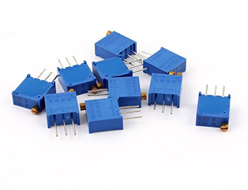 sourcing map 3296W-103 10K Ohm Trim Pot Potentiometer Variable Widerstände 10Stk