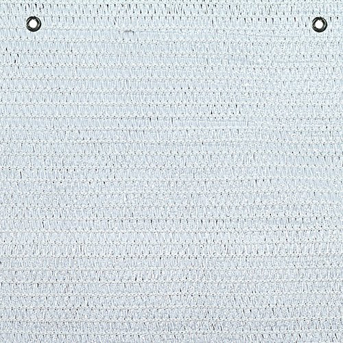 VERDELOOK | White Master, Tessuto Protezione Ponteggi in Rotolo con Asole, 2x100 m, Bianco, Telo per Coperture