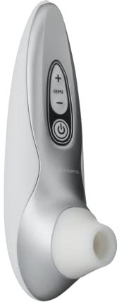 Womanizer Pro40 Klitoris Sauger Erotik Vibrator für Frauen Sex Spielzeug Dildo | Klitoris Stimulator Auflegevibrator mit 6 Intensitätsstufen | Leises Wasserdichtes Sexspielzeug für sie | Weiß