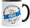 Kaffee-Tasse bester Chef der Welt Geschenk für Chef MoonWorks® schwarz unisize