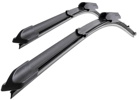 Mossa Vordere Scheibenwischer kompatibel mit Kia Optima I, II (09.2011-2020) - flache Wischerblätter. Wischerblätter - Set für Frontscheibe (Fahrer- + Beifahrerseite) (600 mm / 450 mm)