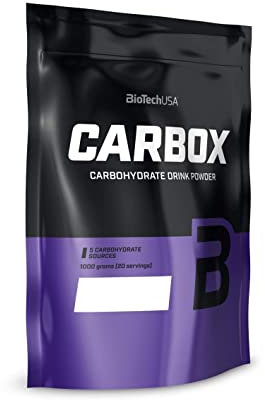 BioTechUSA Carbox | Complejo de Carbohidratos | Mejora de la Energía Pre, Intra y Post-Entrenamiento, 1 kg, Limón