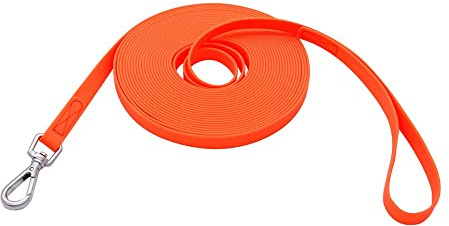 Nimble Longe étanche pour Chien - 1,5 m / 3 m / 5 m / 10 m / 15 m / 30 m,Laisse Robuste pour Petits, Moyens et Grands Chiens,Parfaite pour Le Dressage, la Promenade et Les Sorties au Bord de la mer