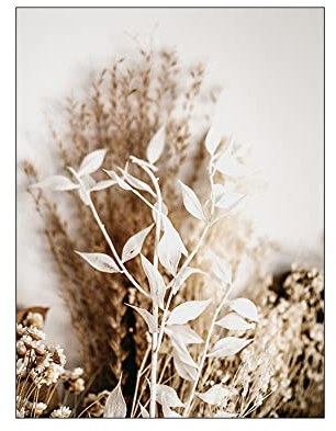 ABCWARRT Nordic Beach Shell Landschaft Natürliche Heu Poster Wandkunst Leinwand Malerei Dekoration Bilder Für Wohnzimmer Wohnkultur (20 * 30cm Kein Rahmen,6)