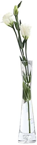 VASANA Hand-Made Blown Art Bud Small Glass Flower Vase Vintage Mini Mouth Glass Decorative Vase Single Stem Vases Art Floral Container for Home Wedding Office Decor