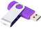 Weetack Unidad flash USB giratoria de 128 MB, material de metal, memoria flash de almacenamiento, disco U, alta velocidad, color aleatorio, compatible con USB 2.0 y /Linux