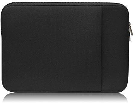 13-Inch Laptop Sleeve Case for 2024-2017 Microsoft Surface Laptop 7/6/5/4/3/2/1 with 2 Pockets Carrying Case Bag Backpack Travel Tablet Protective Accessories (Black)