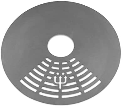 FireDeifi Grillplatte | Feuerplatte | Plancha | BBQ für Kugelgrill – hochwertiger 4 mm Stahl – Made in Bavaria - einmaliges Grillerlebnis… (Für 47er Kugelgrill (Ø44,5 cm))