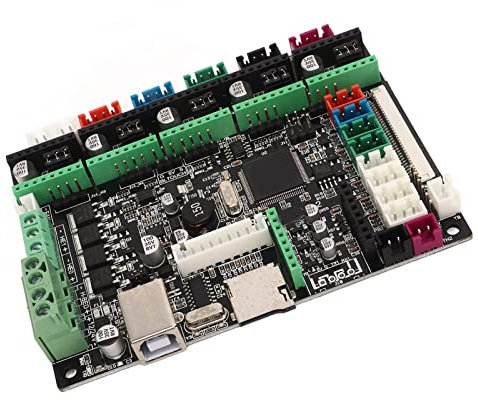 Placa de Control de Impresora 3D, Controlador de Placa Base Integrado MOSFET de 12 V a 24 V para Aplicaciones Industriales (Modelo de placa base separada)