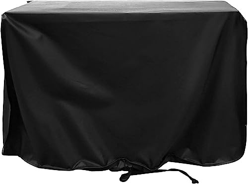 Blackhoso Fire Pit Cover, 32 x 32 x 16 Square Gas Fire Pit Cover, Waterproof 600D Heavy Duty Square Patio FirePit TableCover, Full Coverage Dustproof Anti UV Outdoor FirePitCover
