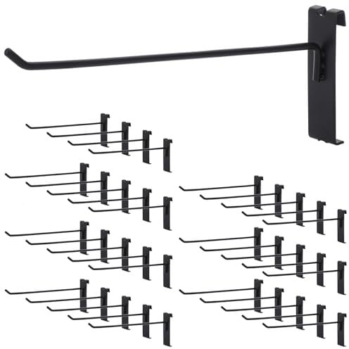 IGNPION IGPUK0727 - Ganchos de rejilla de 20 cm para exhibición de pared (35 unidades)