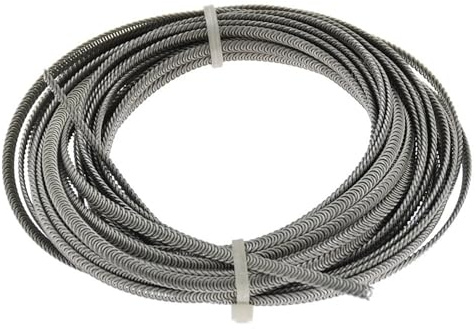 SHBHWS Disossamento di Corsetto Rotolo Intero di Stecche for Corsetto in Acciaio a Spirale da 10 Metri con Cappucci in Metallo da 100 Pezzi